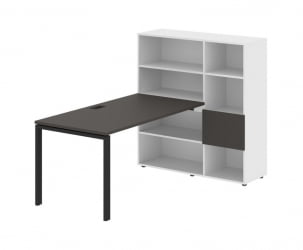 Рабочая станция EDIS EURST 1215 Мокко Черный Белый