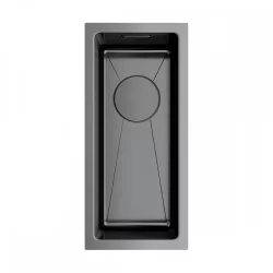 Мойка Омоикири Таки 20-У/Иф-Гм Нерж.Сталь/Вороненая Сталь / Omoikiri Taki 20-U/If-Gm