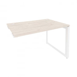 Стол-приставка на О-образном м/к к опорным элементам ОНИКС О.МО-СПР-2.8 Денвер Светлый/Белый / ONIX O.MO-SPR-2.8