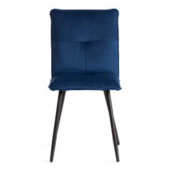 Металлический стул Sweet LT, велюр, Blue (синий), 41х55х88 см