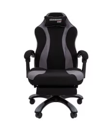 Кресло для геймеров CHAIRMAN GAME 35 Черный-св.серый