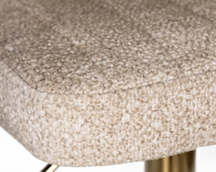 Стул барный DOBRIN CHARLY GOLD (бежевый твид (LEO26))