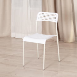 Стул ADDE (mod. C-049) металл/пластик, 39 х 49 х 78 см, White(белый) разборный