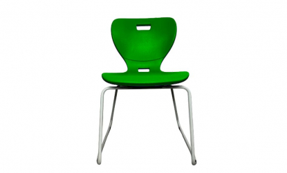 Стул универсального назначения АУРА Л (рост 6) Оливковый/Каркас полимерный хром / AURA L