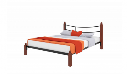 Кровать 120 на 190 София 1200х1900 Черная