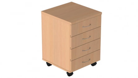 Тумба подкатная Р.Т-4 Крафт белый