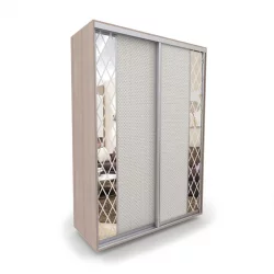 Шкаф-купе 2-х дверный Акцент-Вера КР 1200х600  Ясень шимо светлый