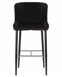 Стул барный DOBRIN CHRISTIAN 75 Черный велюр V108-77