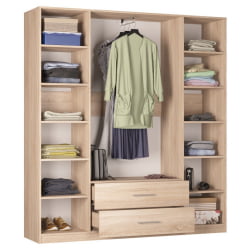 Шкаф распашный Р-198х180х45-2(Белый) / R-198х180х45-2(Белый)