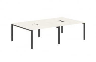 Бенч-система 4-местная ЕДИС ЕУВСТ 2716 Ясень Траун Мокко / EDIS EUWST