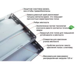 Полка СТФ.100х60