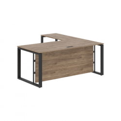 Стол с боковой приставкой ENIO ECT 1819H Кария Пальмира/Антрацит