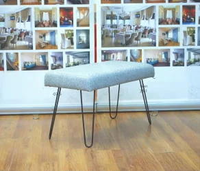 Банкетка Лейд 800*400 в рогожке Тафт / Taft