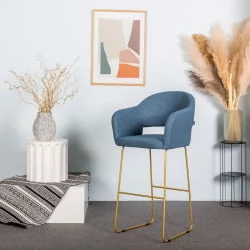 Стул барный Оскар (Б) Браун/Линк / Oscar