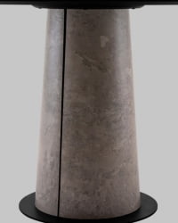 Стол круглый Пулон 120 см столешница HPL бетао