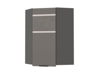 Шкаф угловой Грейс 105.20 правый Оникс Кубанит