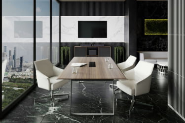 Стол переговорный QUARTZ QZ.0102.BW.GF