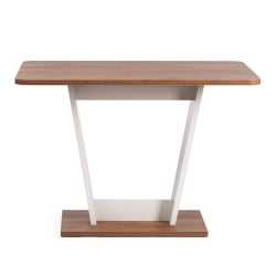 Обеденный стол TIBI нераздвижной ЛДСП, 68,6 х 110 х 75 см, Дуб Канзас/Пепел