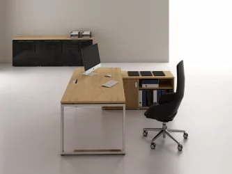 Шкаф низкий со стеклом GLOSS LINE 9НШ.023.4 Teakwood