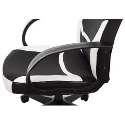 Геймерское кресло BRABIX Alpha GM-018 Черное/белое