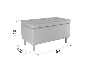 Пуф Чарли PM-004.1 крем (экокожа)