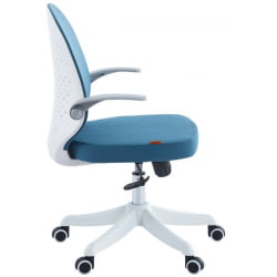 Детское компьютерное кресло CHAIRMAN CH107 ткань голубой