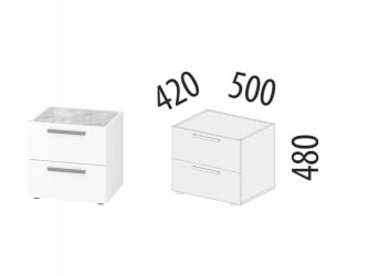 Тумба прикроватная Николь 901.07