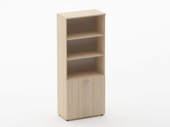 Шкаф высокий полуоткрытый Glassy 6.19.121 Венге