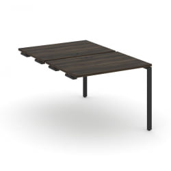 Двойной стол-приставка к опорным тумбам/шкафам CОНCЕПТ CН.ДСПР-001 Дуб Мали Антрацит / CONCEPT CN.DSPR-001