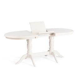 Стол COPPOLA бук, мдф, 140+40x80x77см, Ivory white