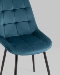 Стул Флекс Нев велюр сине-зеленый 2 шт. / New