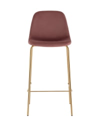 Комплект из двух стульев Валенсия SN велюр пыльно-розовый золотые ножки (2 шт)