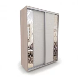 Шкаф-купе 2-х дверный Акцент-Вера КР 1000х600  Ясень шимо светлый