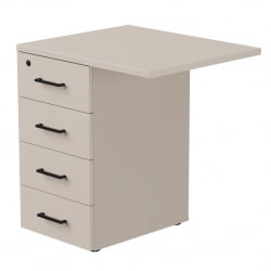 Тумба приставная с топом Еверпроф ЕВО 254Т2203 Кашемир / Everprof EVO