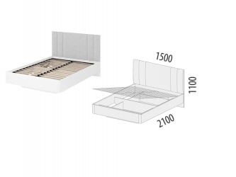 Кровать с подъемным механизмом Николь 901.31