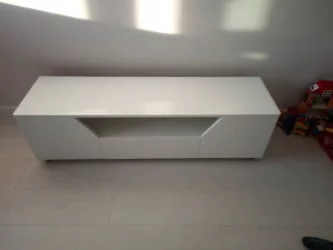 Тумба ТВ тип 4 Diamond Белый глянец