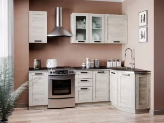 Тумба кухонная угловая 1000 Винченца ЛД 234.090.000.006 Белый Дуб Крафт белый