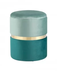 Пуф Кэрри с ящиком велюр Бирюзовый