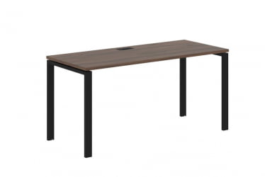 Стол письменный ЕДИС ЕУСТ 1567 Дуб Денвер темный Черный / EDIS EUST
