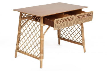 Стол деревянный Secret de Maison, Maison Objet натуральный ротанг, 102х62х76см, натуральный (natural)