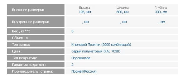 Индивидуальный шкаф кассира AMB-15/2