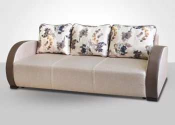 Диван-кровать Европа-1 арена дарк браун грандос 262-1 милк