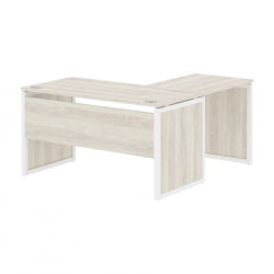 Стол письменный угловой левый XTEN-QP XQPCT 1415 L Сосна Эдмонт Белый