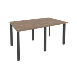 Стол переговорный (2 столешницы) ОНИКС О.МП-ПРГ-2.0 Дуб Аризона/Антрацит / ONIX O.MP-PRG-2.0