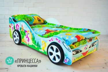 Кровать машинка Принцесса_55659