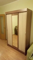 Большой шкаф Басса ШКК 551 (ясень шимо темный/светлый)