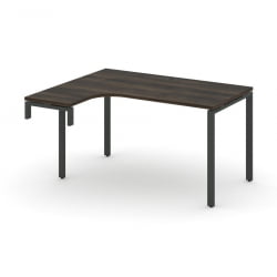 Стол-надставка на опорную тумбу (левый) CONCEPT CN.OSAN-001(L) Дуб Мали Черный