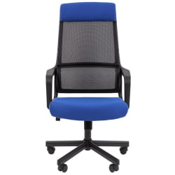 Кресло руководителя Chairman 590 ткань/сетка Синий
