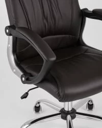 Кресло руководителя ТопЧаирс Товер Коричневое / TopChairs Tower