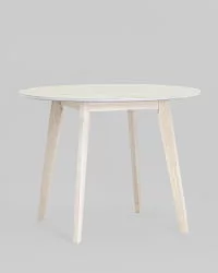 Стол из массива дерева GERDA 100x100 Беленый дуб